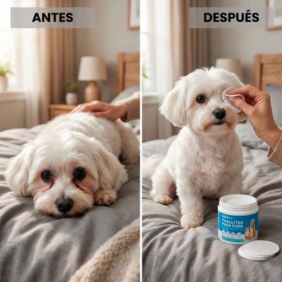 Kit de Toallitas Oculares para Perros