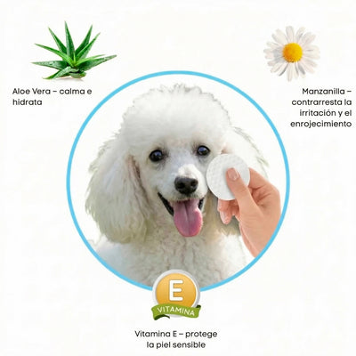 Kit de Toallitas Oculares para Perros