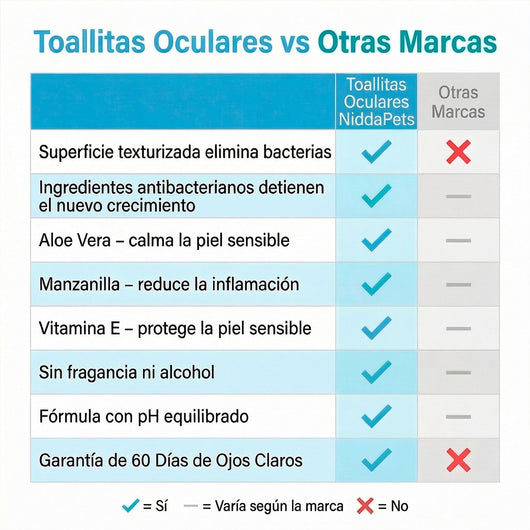 Kit de Toallitas Oculares para Perros